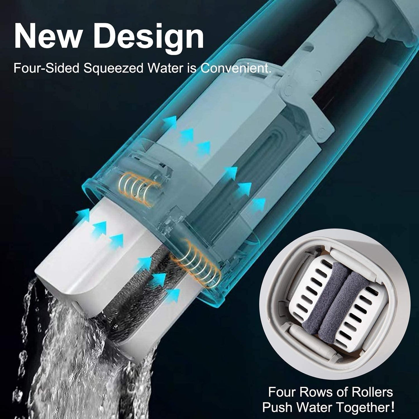 Portable Mini Mop for Quick & Hygienic Cleaning